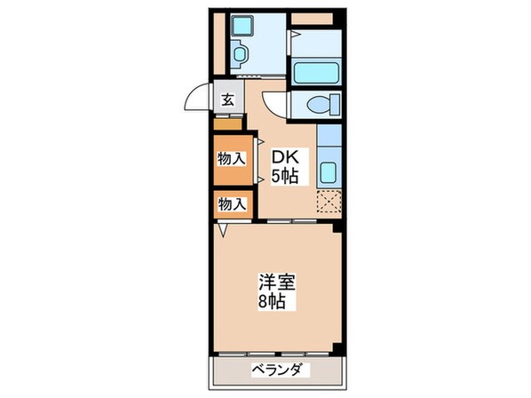 アビタシオン　タナベの物件間取画像